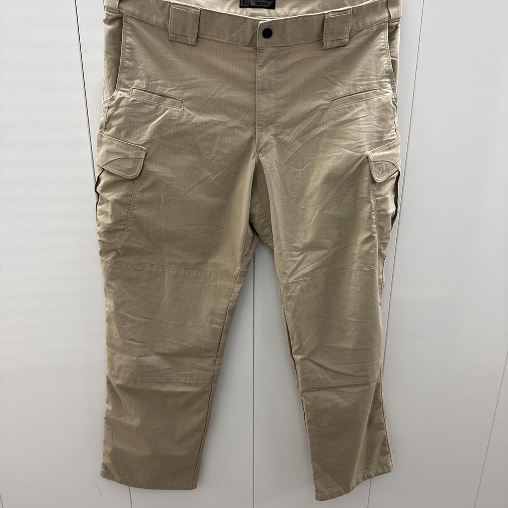 5.11 Tactical Pants Mens 40x32 Ripstop Tan Cargo Police Military Straight Leg